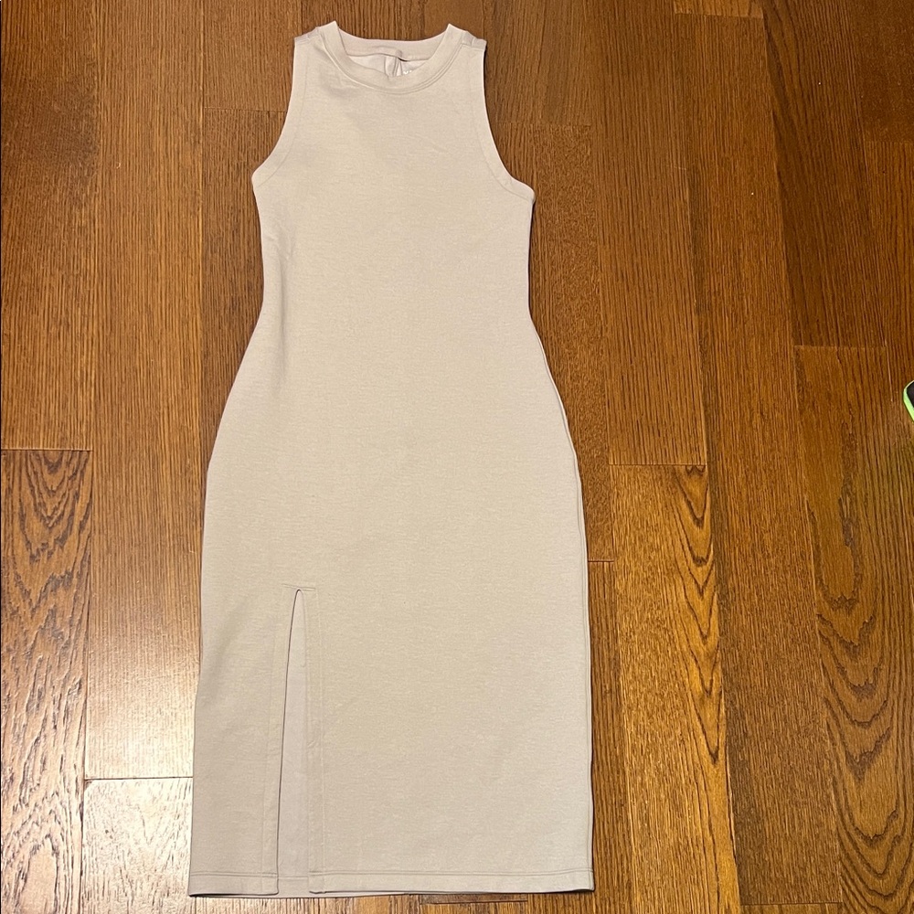 Abercrombie & Fitch Cream Midi Dress